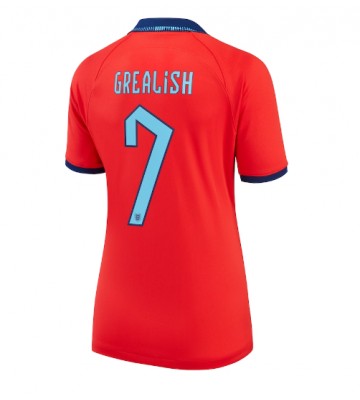 Lacne Ženy Futbalové dres Anglicko Jack Grealish #7 MS 2022 Krátky Rukáv - Preč